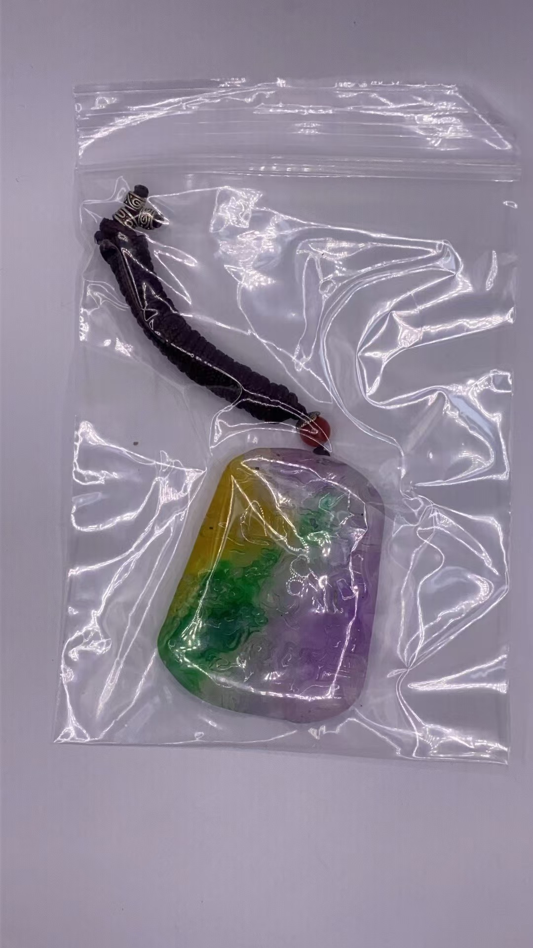 YY22【邂逅翡翠高冰吊坠，冰透绿意，开启浪漫时光】