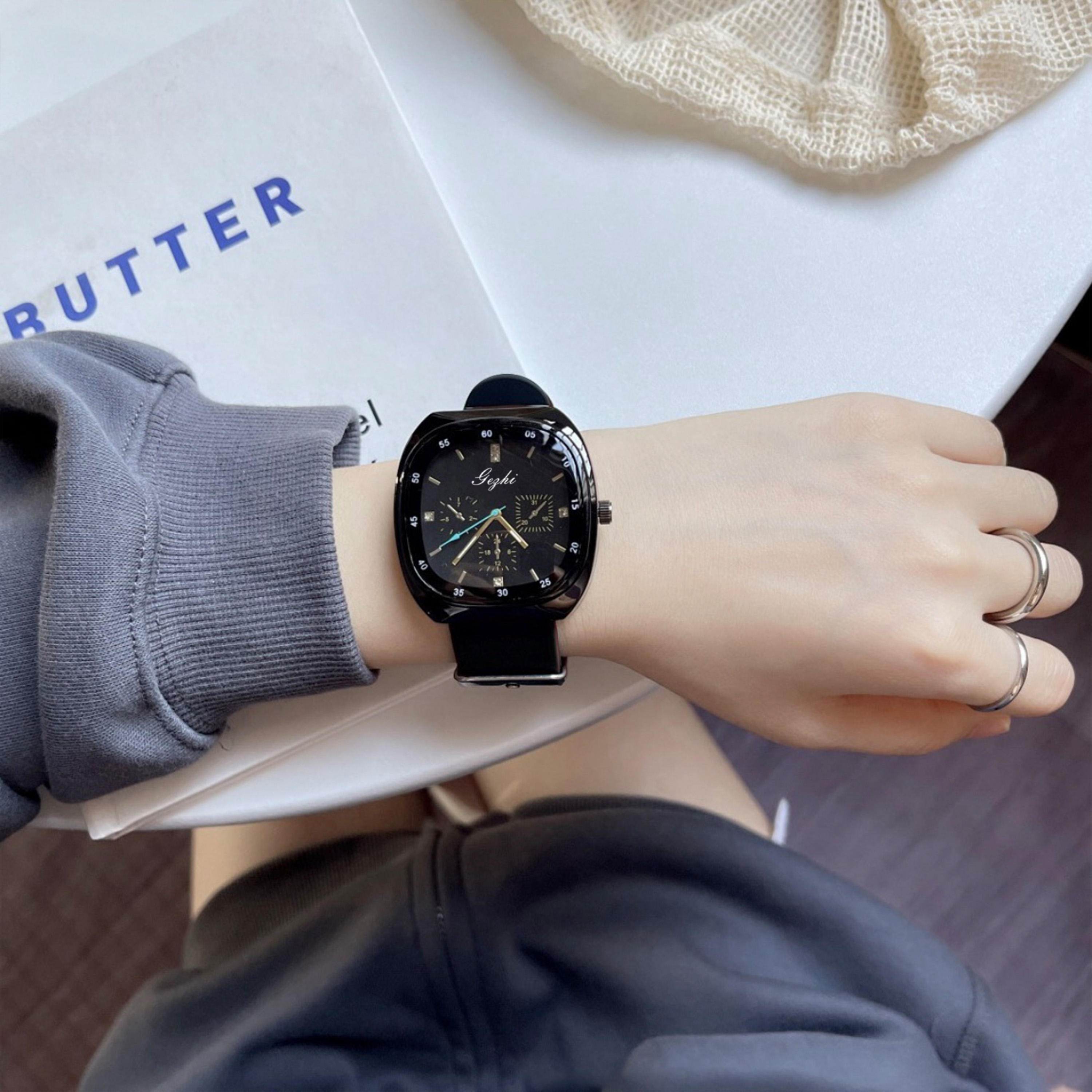 专柜品质手表女士奥博轻奢百搭潮流时尚简约气质精致腕表