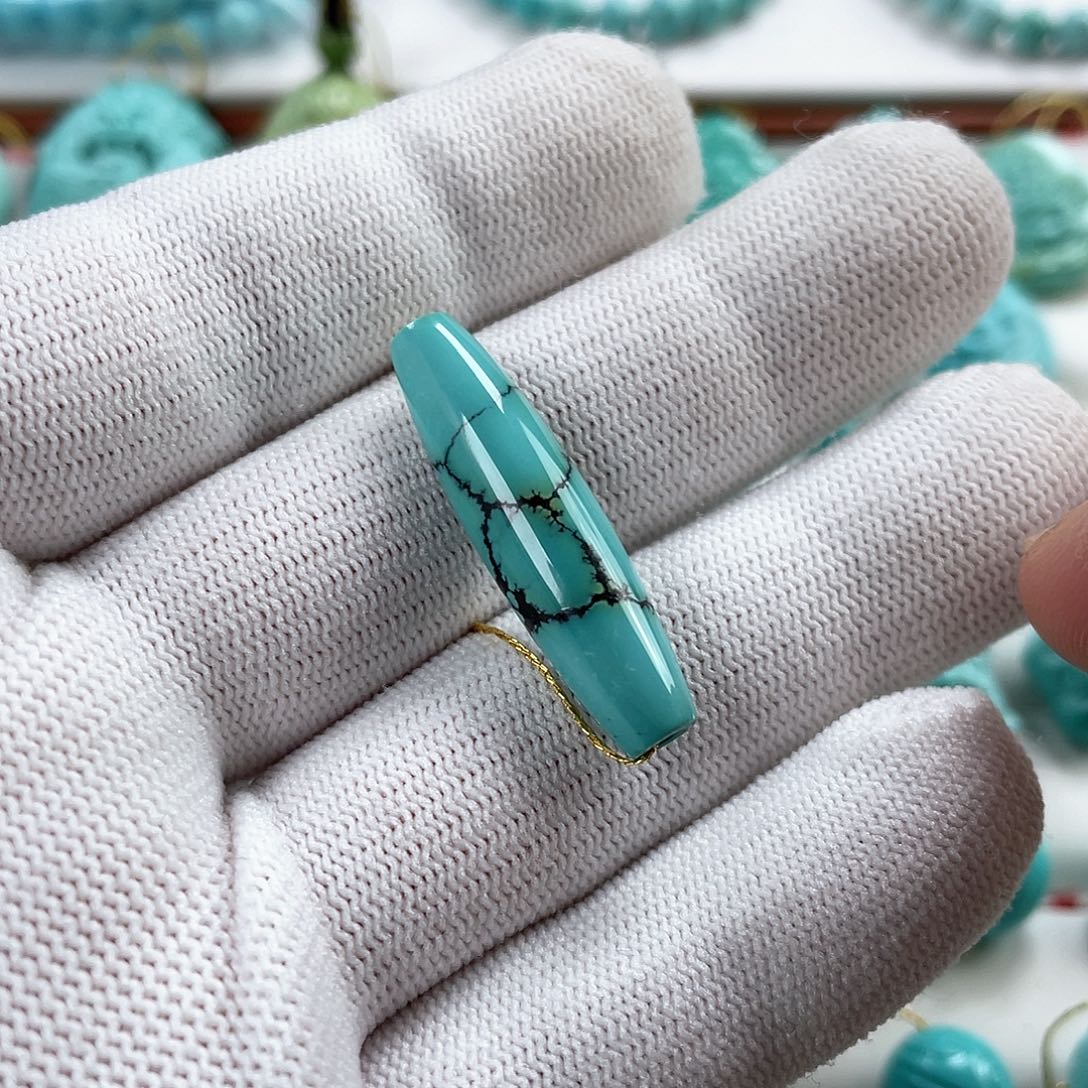 绿松石车挂未镶嵌