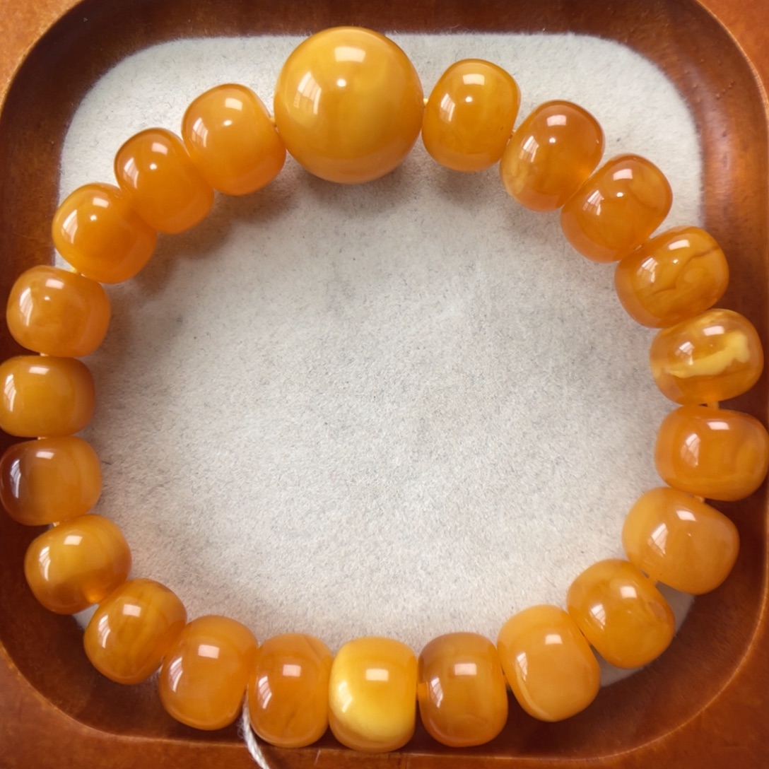 蜜蜡未镶嵌手串蜜蜡