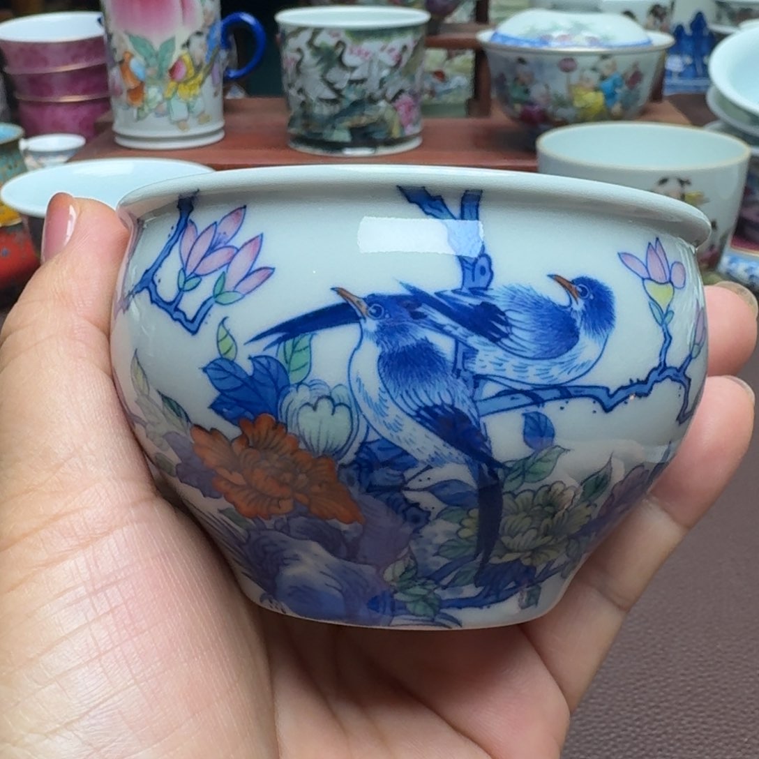 瓷片景德镇仿古手工制作精品展示