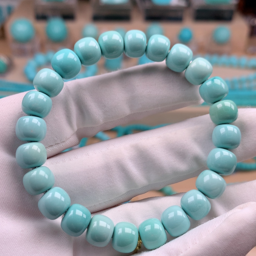 绿松石未镶嵌珠宝奇石8.3mm