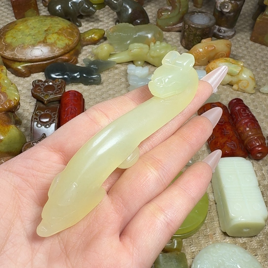 白玉菩提吊坠挂件