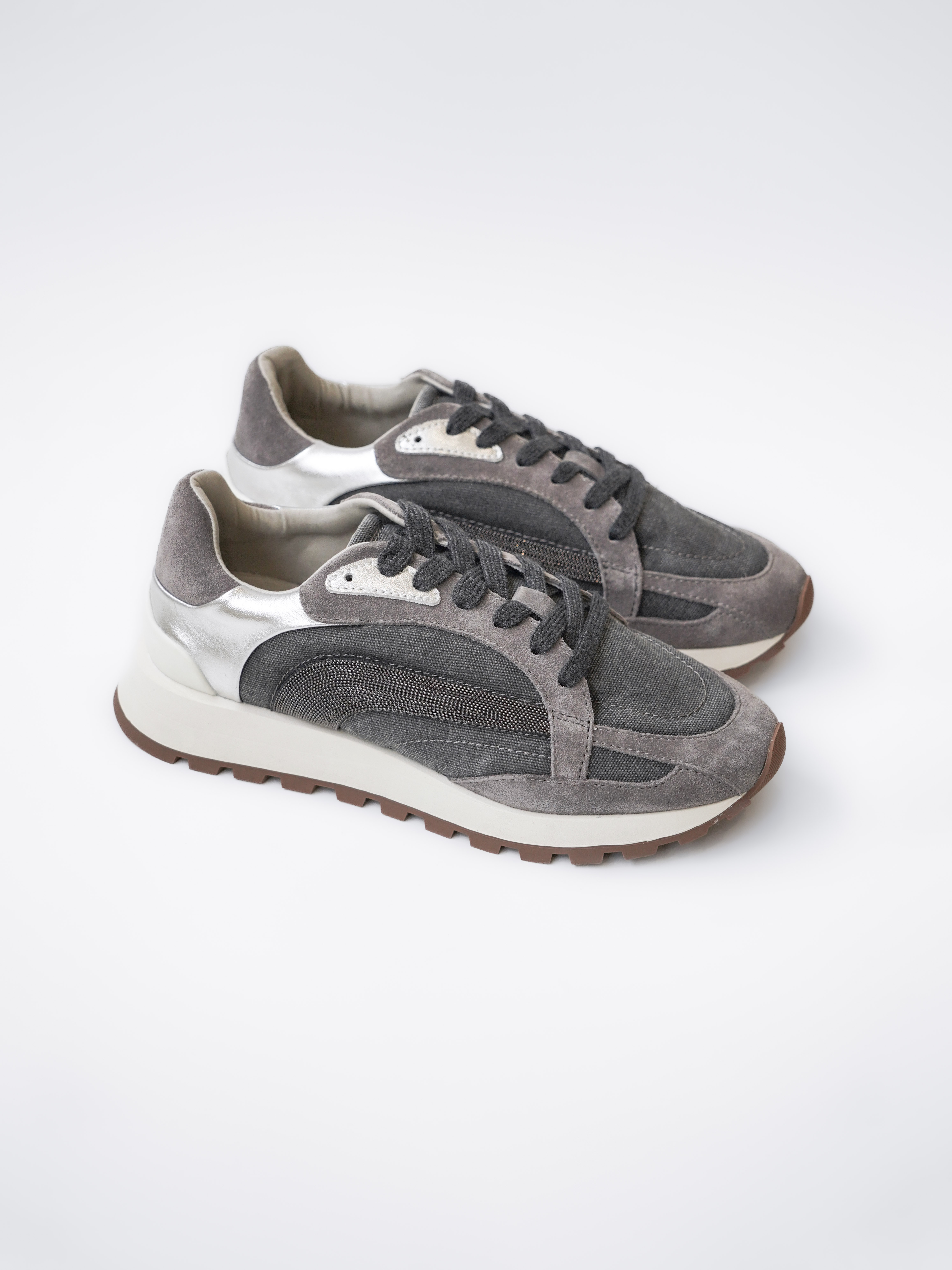 春季拼接镂空系带防滑时尚休闲鞋女鞋舒适透气休闲鞋女款百搭复古