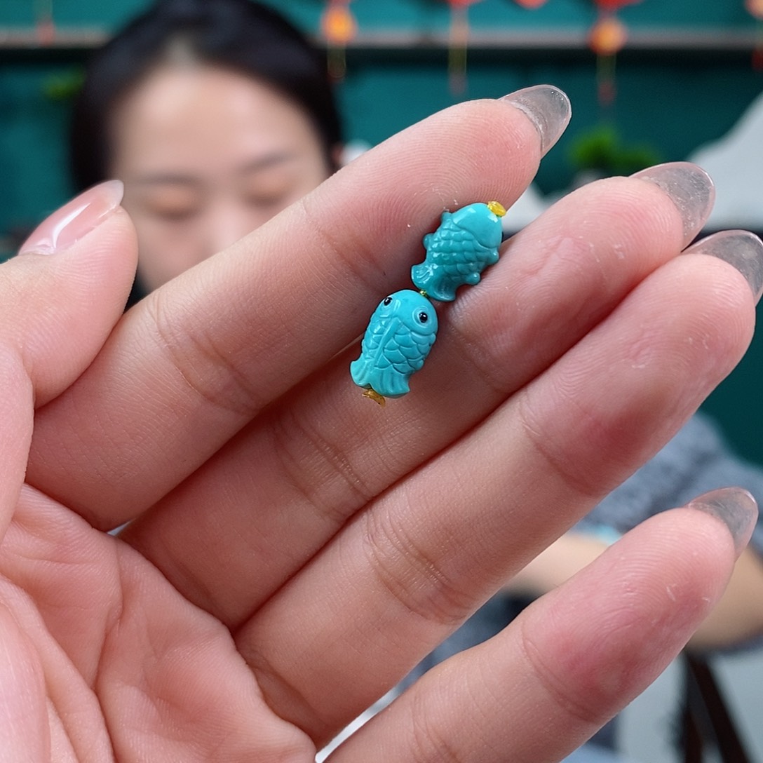 绿松石珠宝奇石未镶嵌