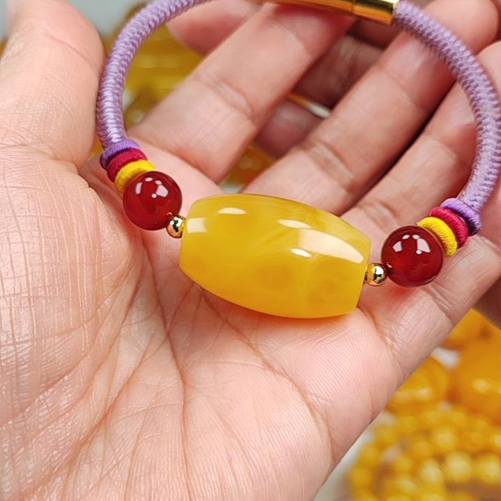 蜜蜡手链未镶嵌手链