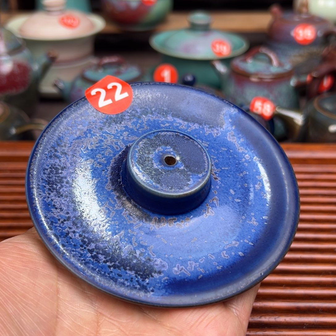 手工制作钧窑茶器