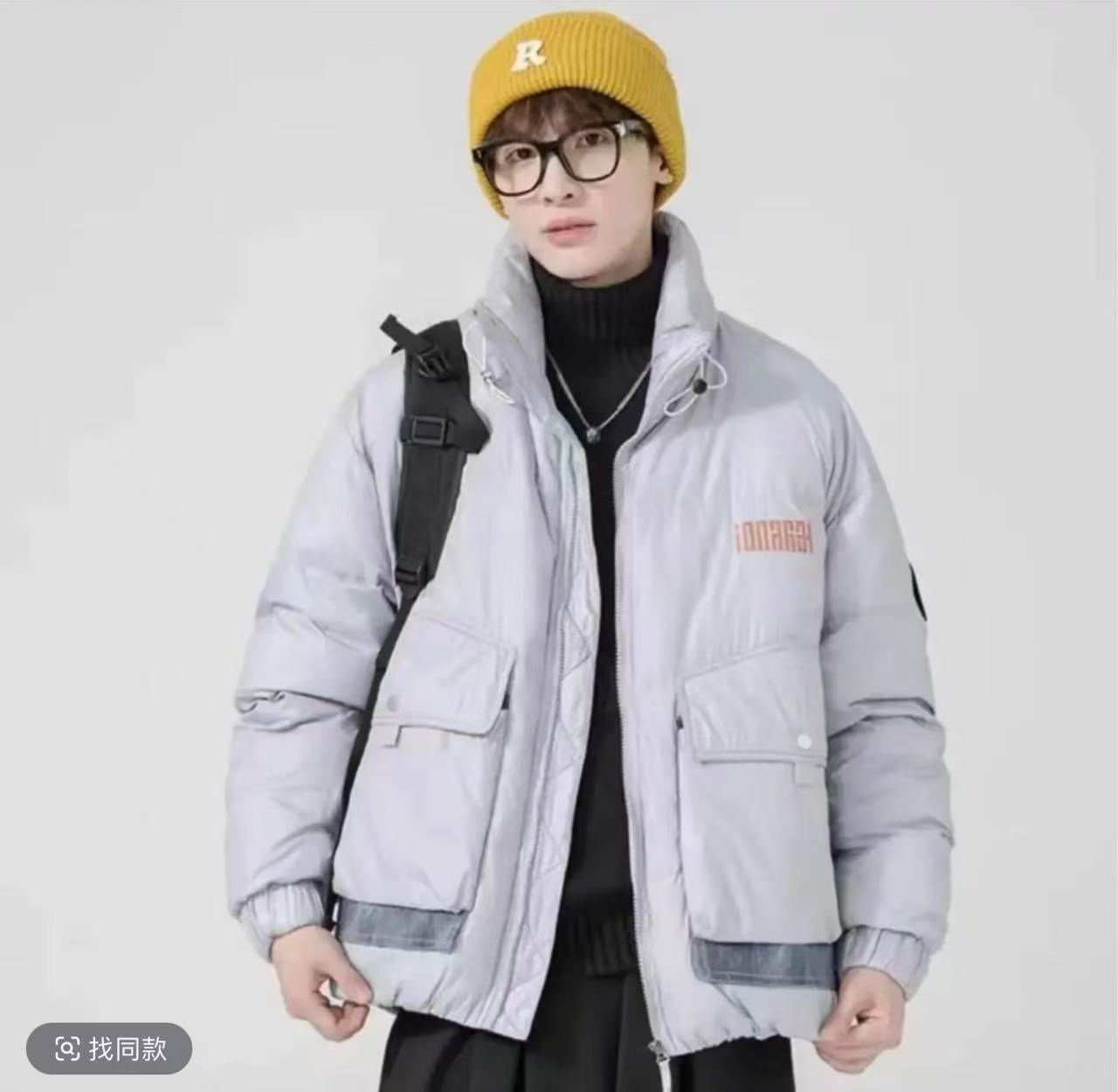 新款保暖工装外套轻薄款羽绒服外套【8822款】