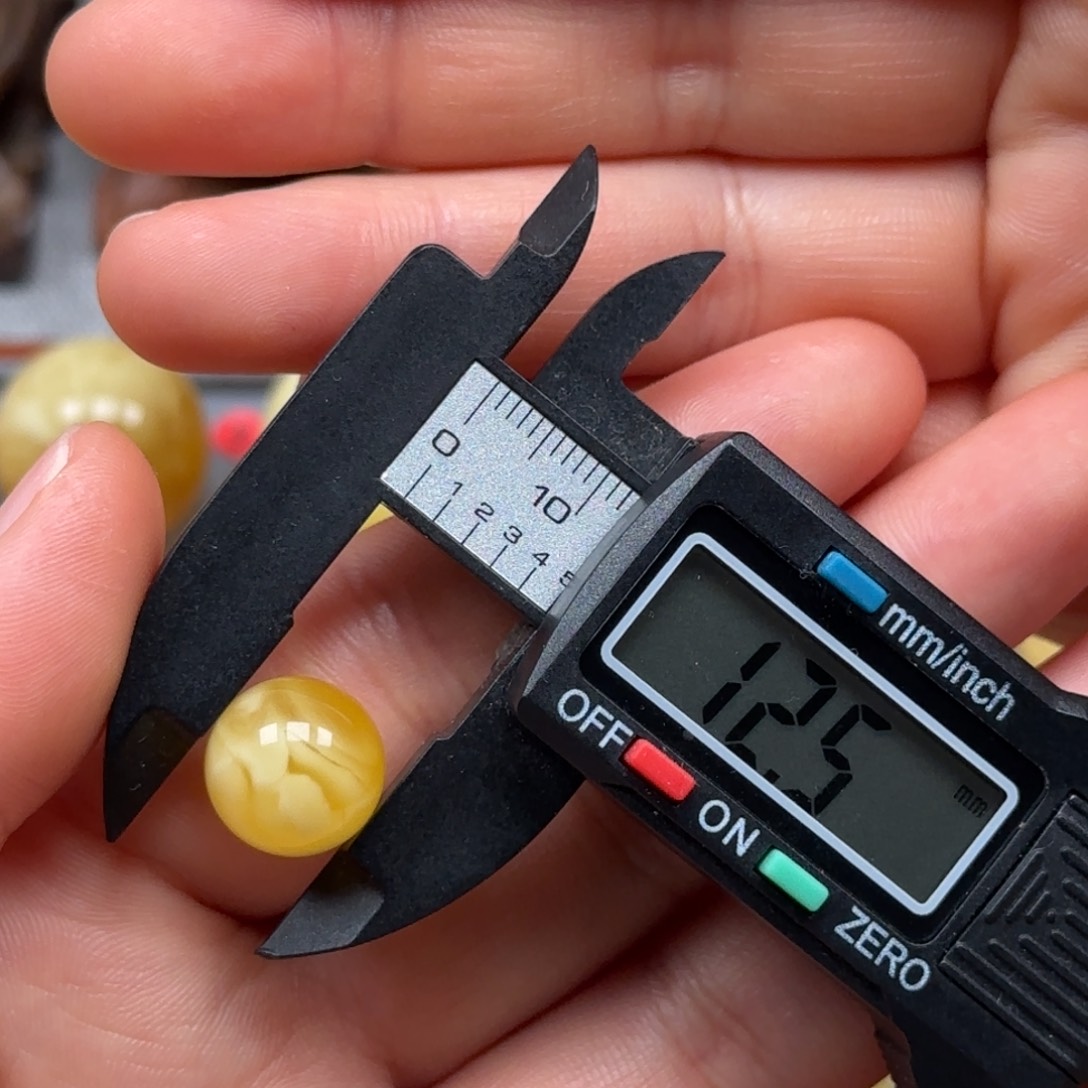 琥珀未镶嵌裸石蜜蜡单珠
