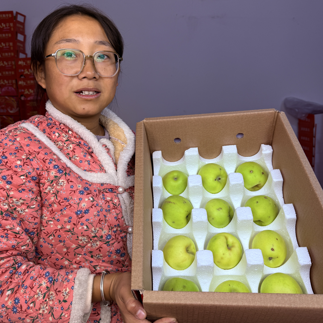 【瑞雪红富士双拼】冰雹瑕疵果 庆阳苹果双拼家庭实惠款