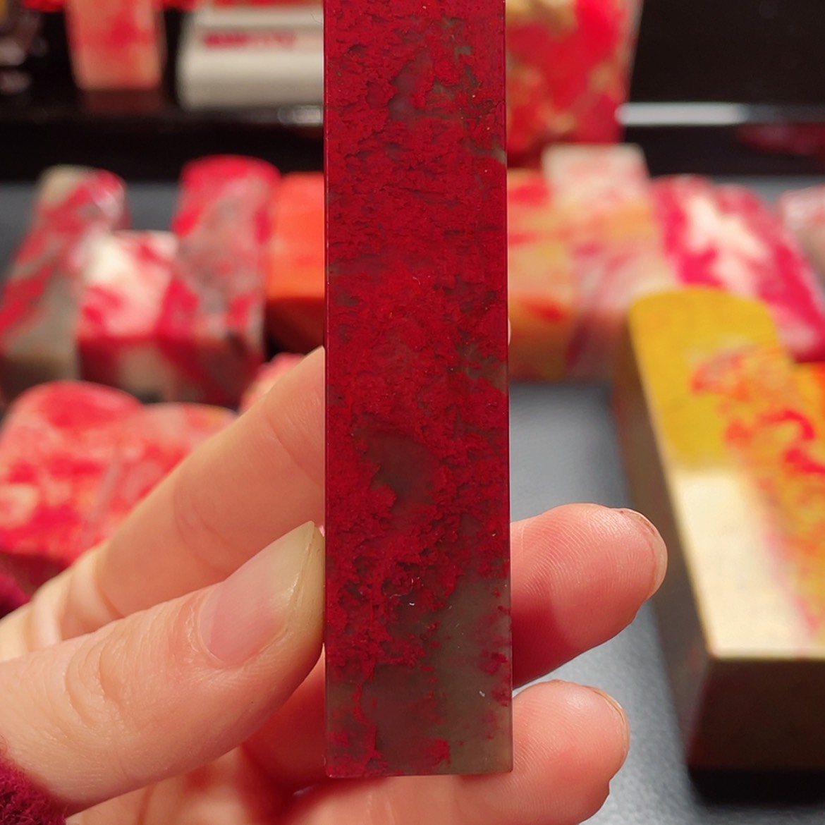 【闪购商品】昌化鸡血石雪**总邵氏鸡血石