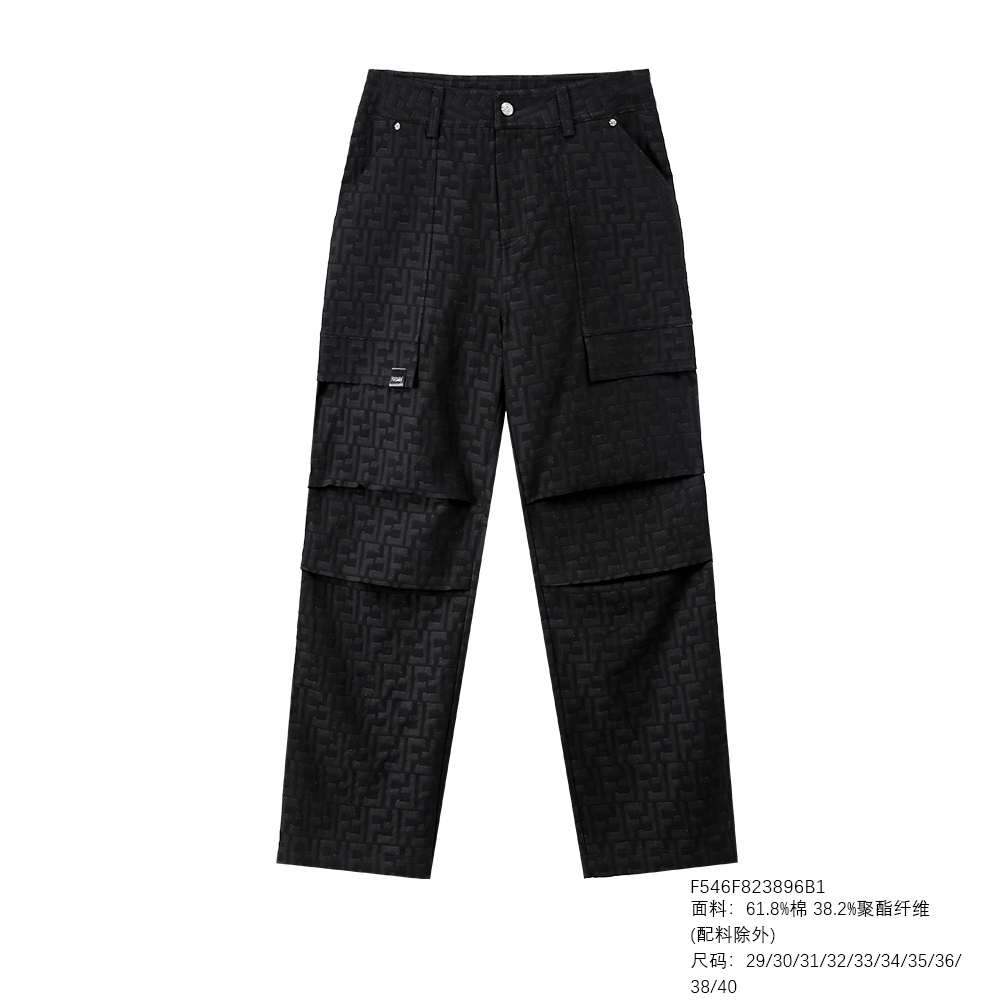 FENDILOR小怪兽25年秋冬款男士休闲裤 F546F823896B