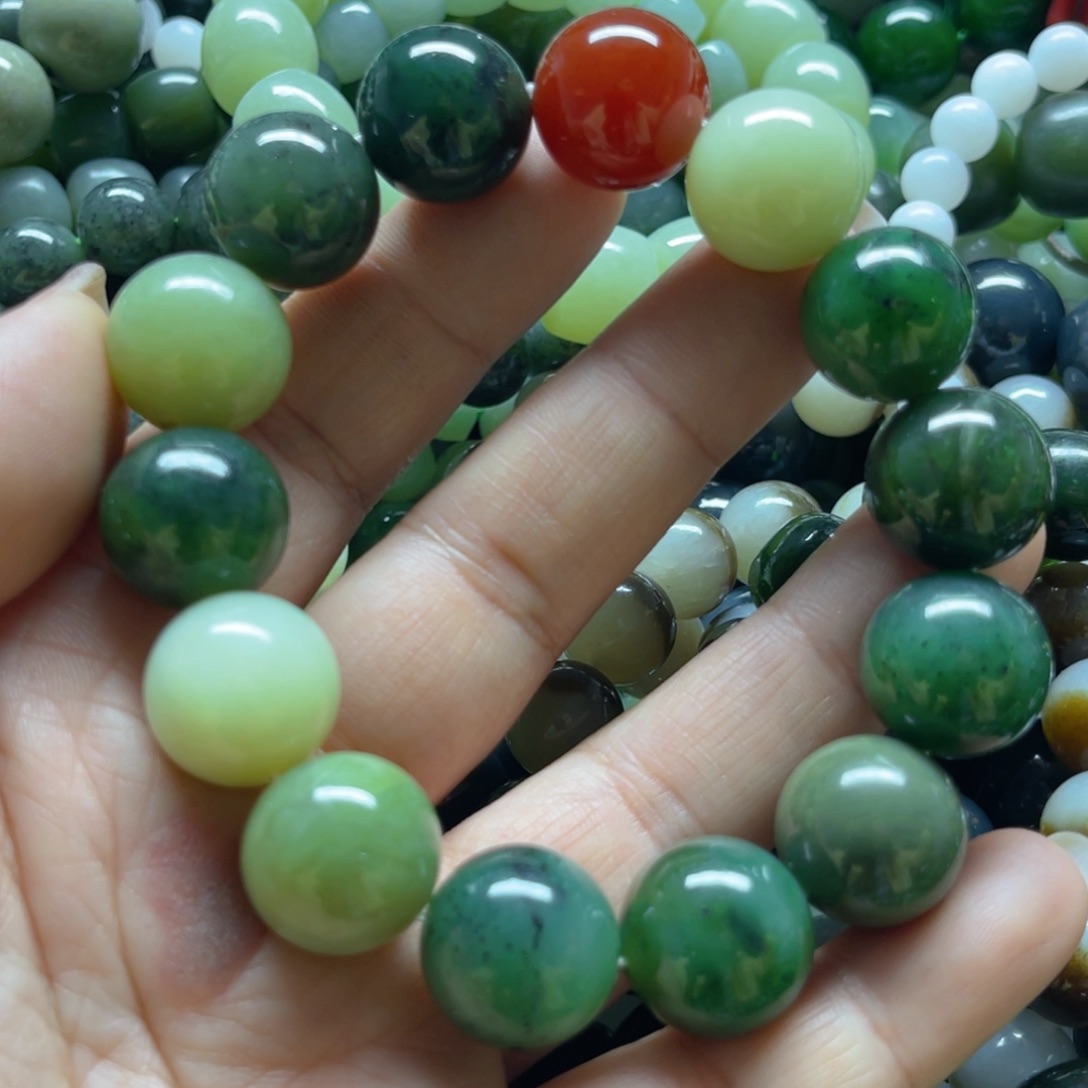 和田玉手链未镶嵌