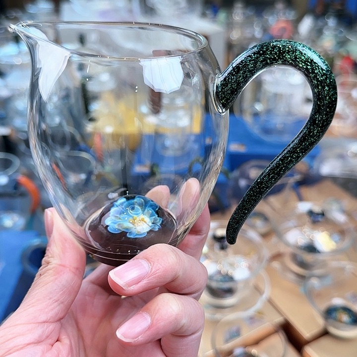 禾器雅青黑金怡然公道杯