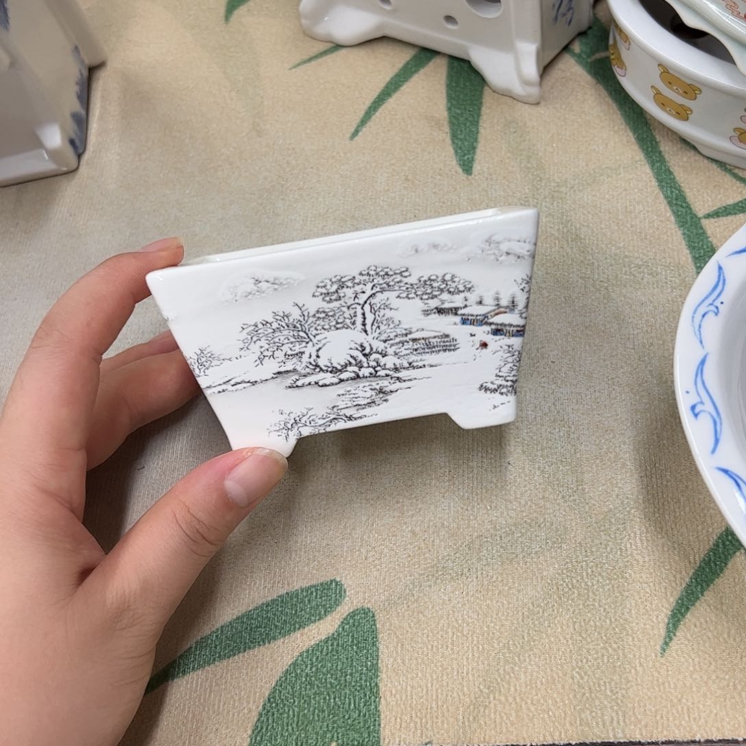 紫砂花盆798号瑕疵10/7.5/5cm