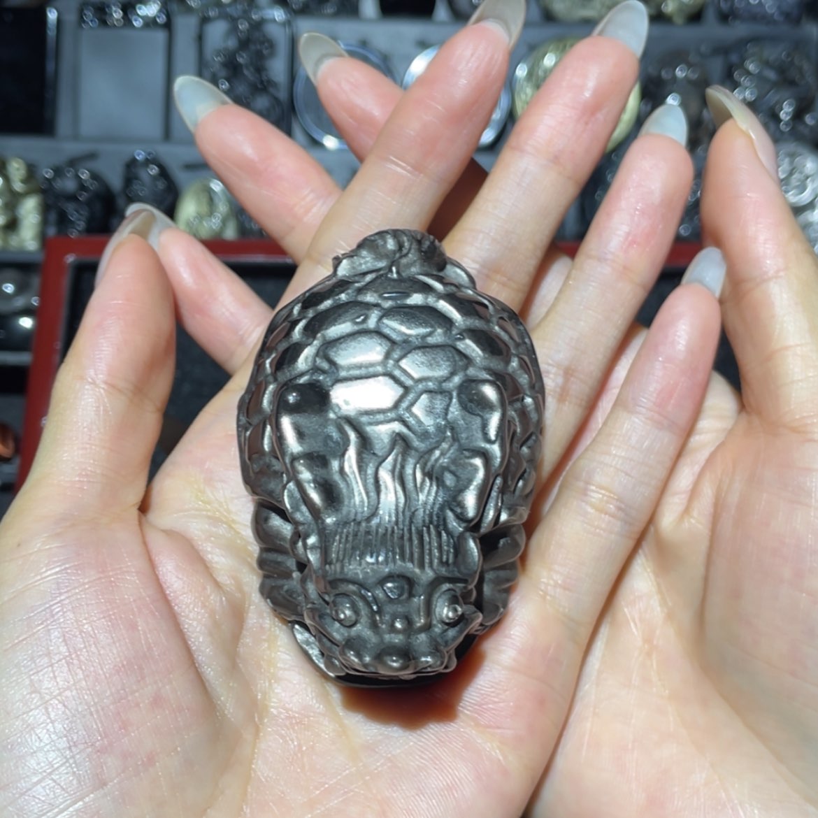 【闪购商品】未镶嵌黑曜岩珠宝奇石三