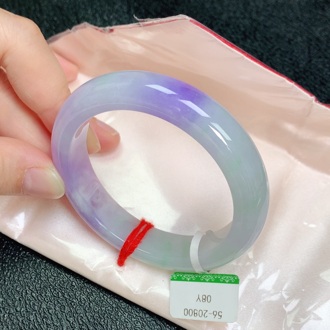 翡翠手镯未镶嵌56正