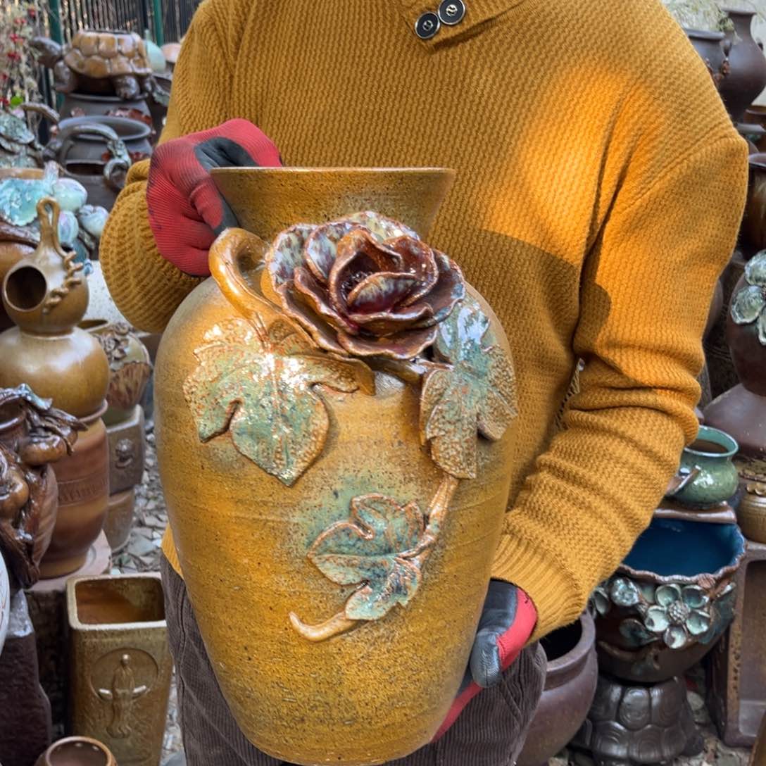 红陶高40口15无孔