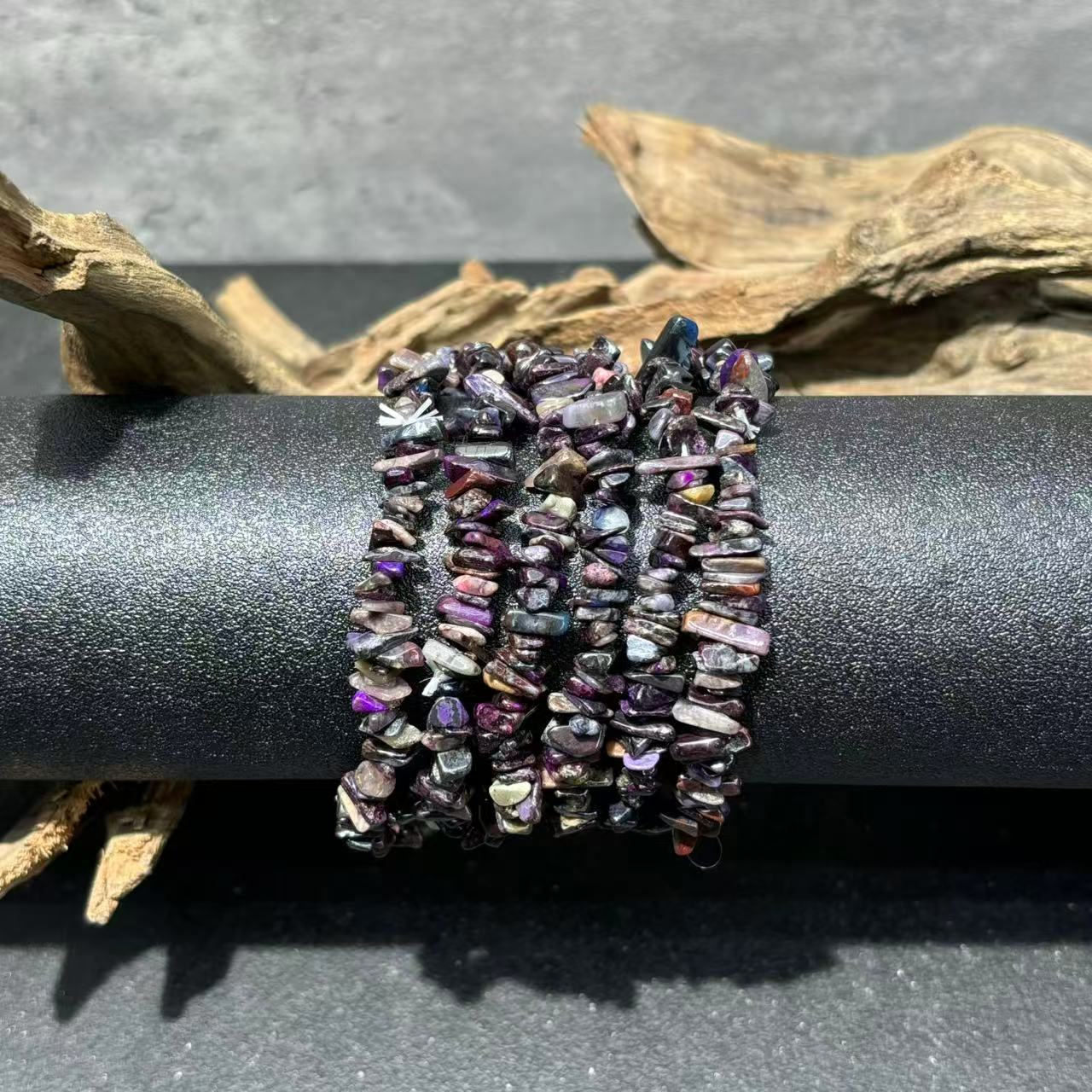 【祁恩珠宝】舒俱来原石单圈D061303--多样性发其一