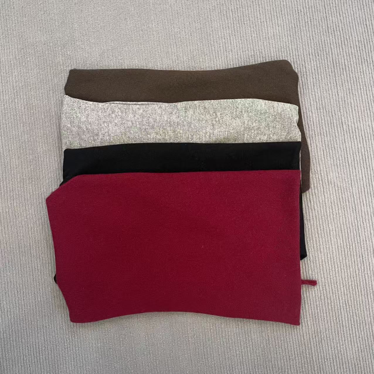 【50玫瑰】不掉色保暖纯色男女通用围巾冬季秋冬户外