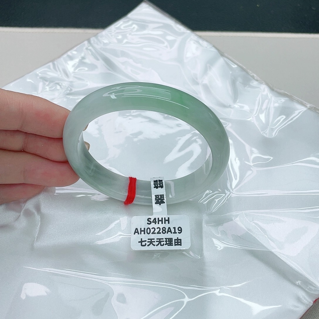 翡翠手镯未镶嵌贵妃54.5