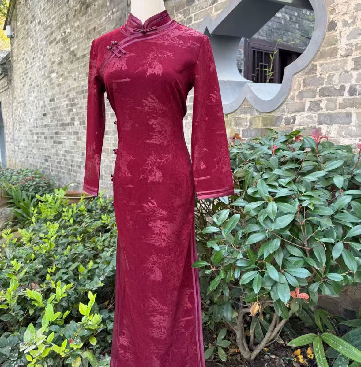 【红梅映雪】2025新款复古百搭时尚优雅大方日常淑女旗袍