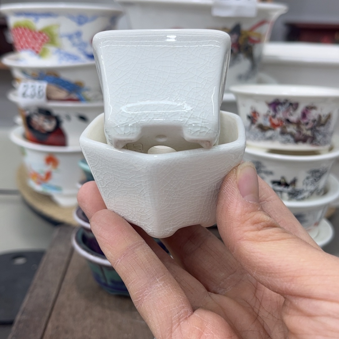 陶瓷影****y高温花盆小拇指2只