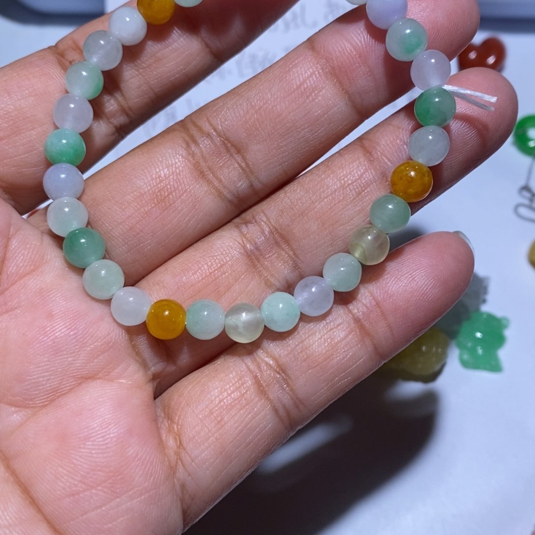 颈饰未镶嵌翡翠橙*