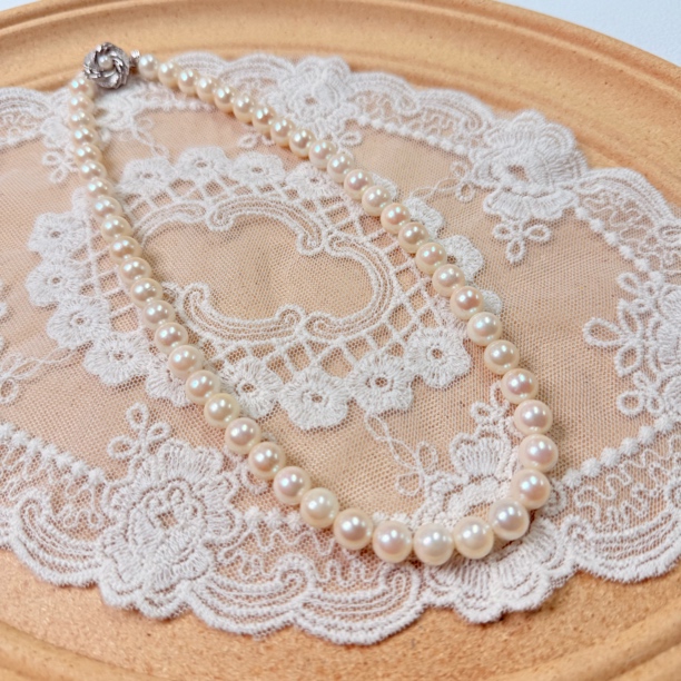 【六六中古】孤品天然海水珍珠项链ty2569链长41珠子8-8.5