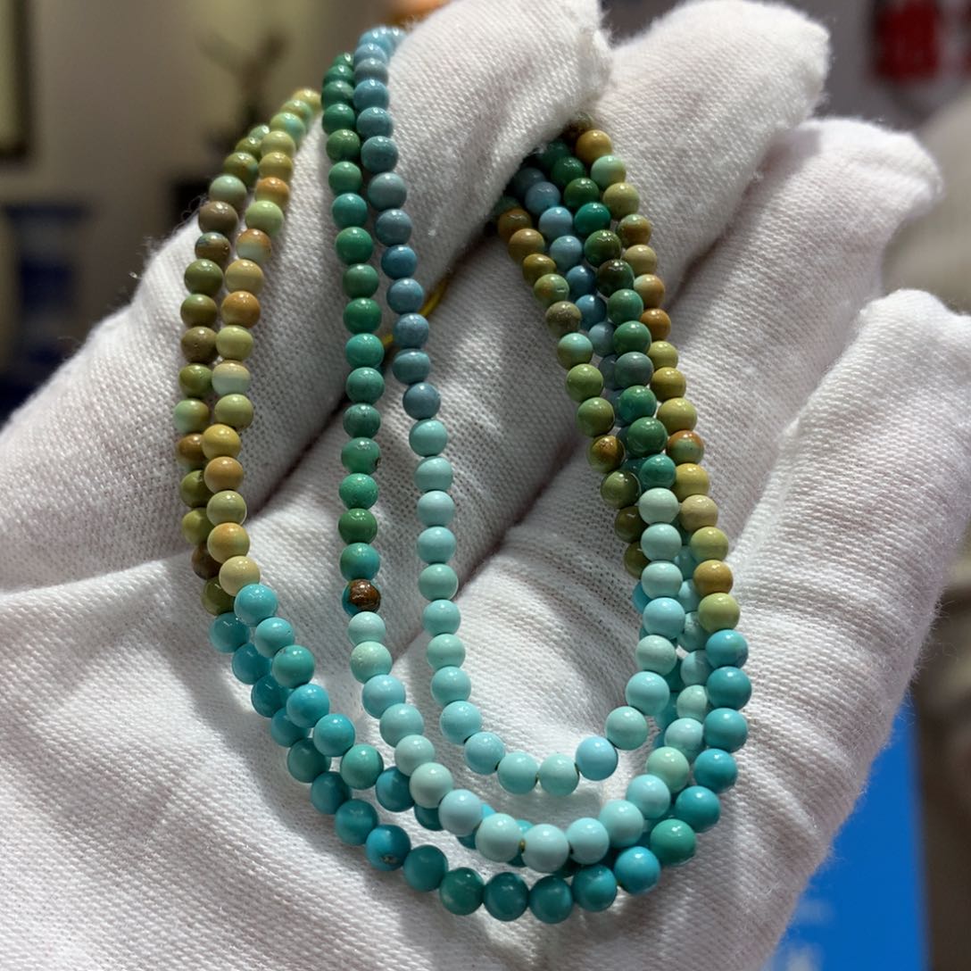 绿松石长链未镶嵌