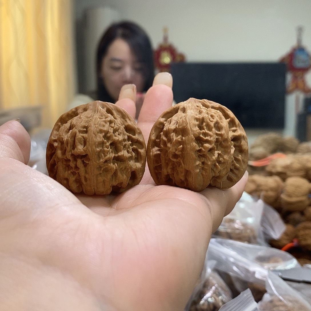 把件文玩核桃40野牛