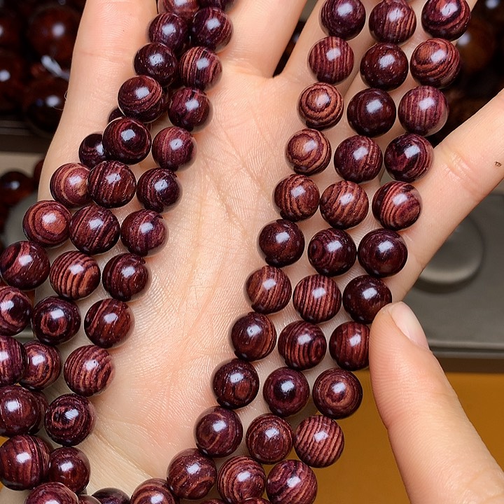 花梨木类手串/手链黄花梨风化料老挝花梨土埋料1.0