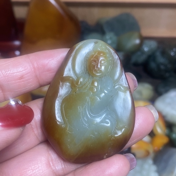 和田玉挂件未镶嵌