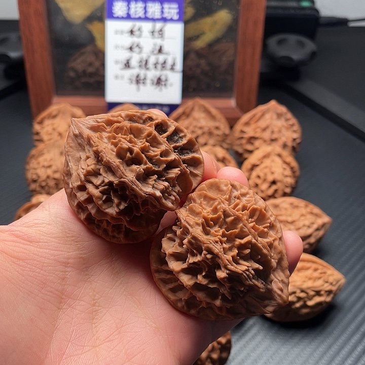 Q***茶核桃手串/手链秦岭