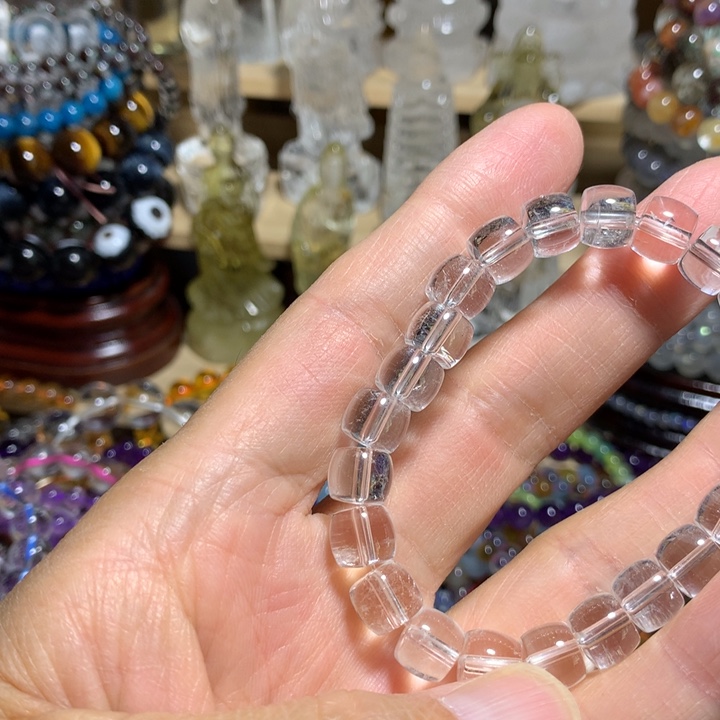 水晶手链未镶嵌10mm棉体手串