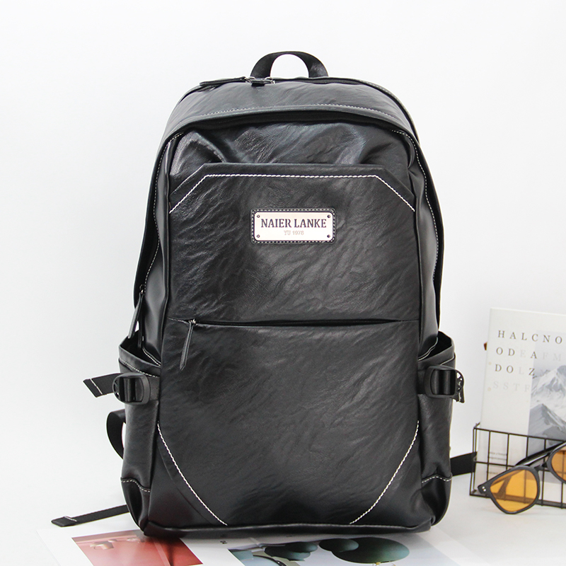 商务双肩背包休闲男包防水时尚旅行背包大容量电脑包学生书包潮