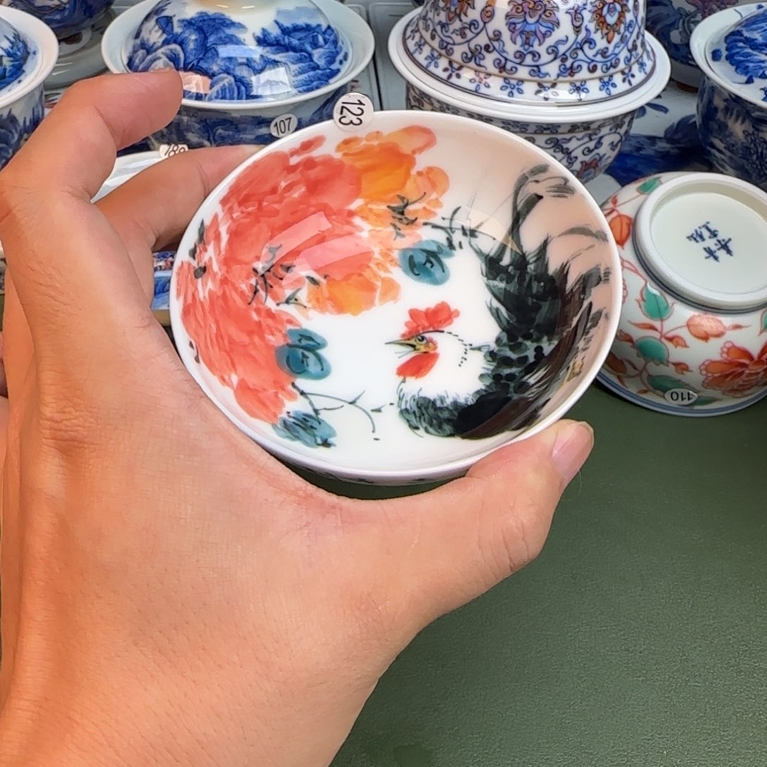 陶彦祖纯手工手绘茶具123