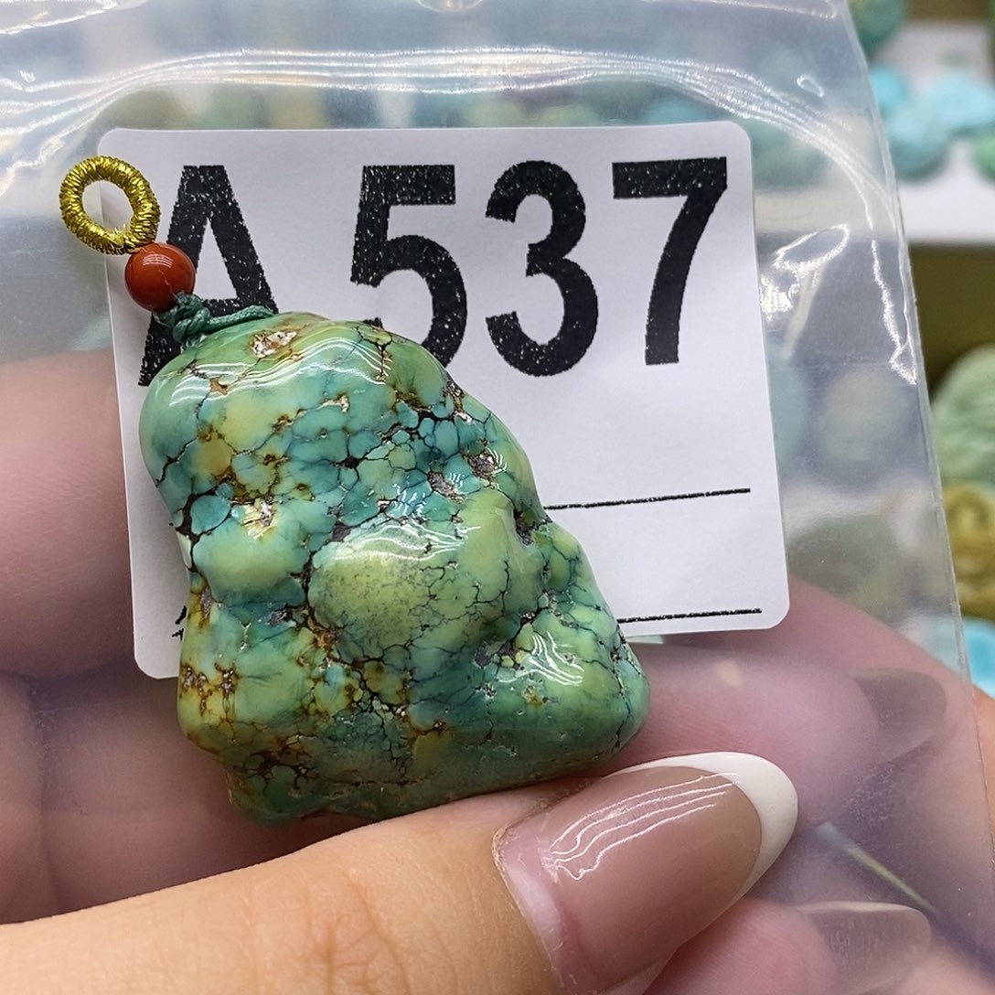 未镶嵌绿松石绿松石配饰定制米**西