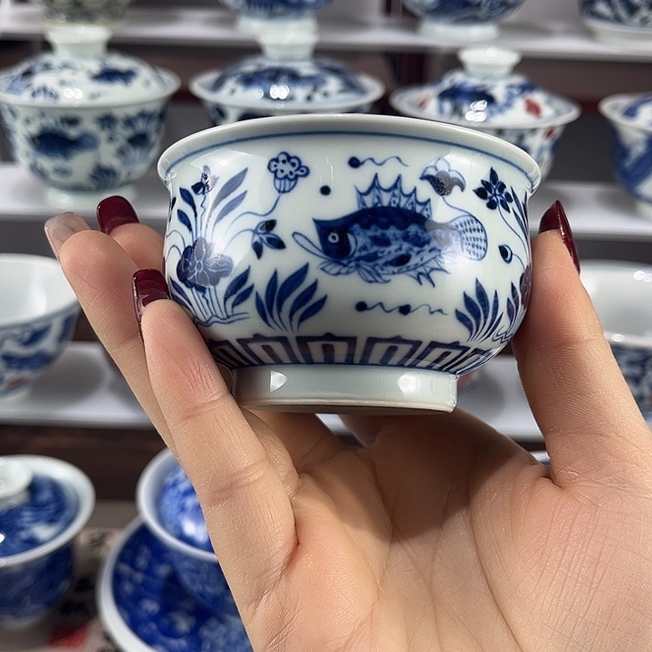 景德镇溪山居手工手绘