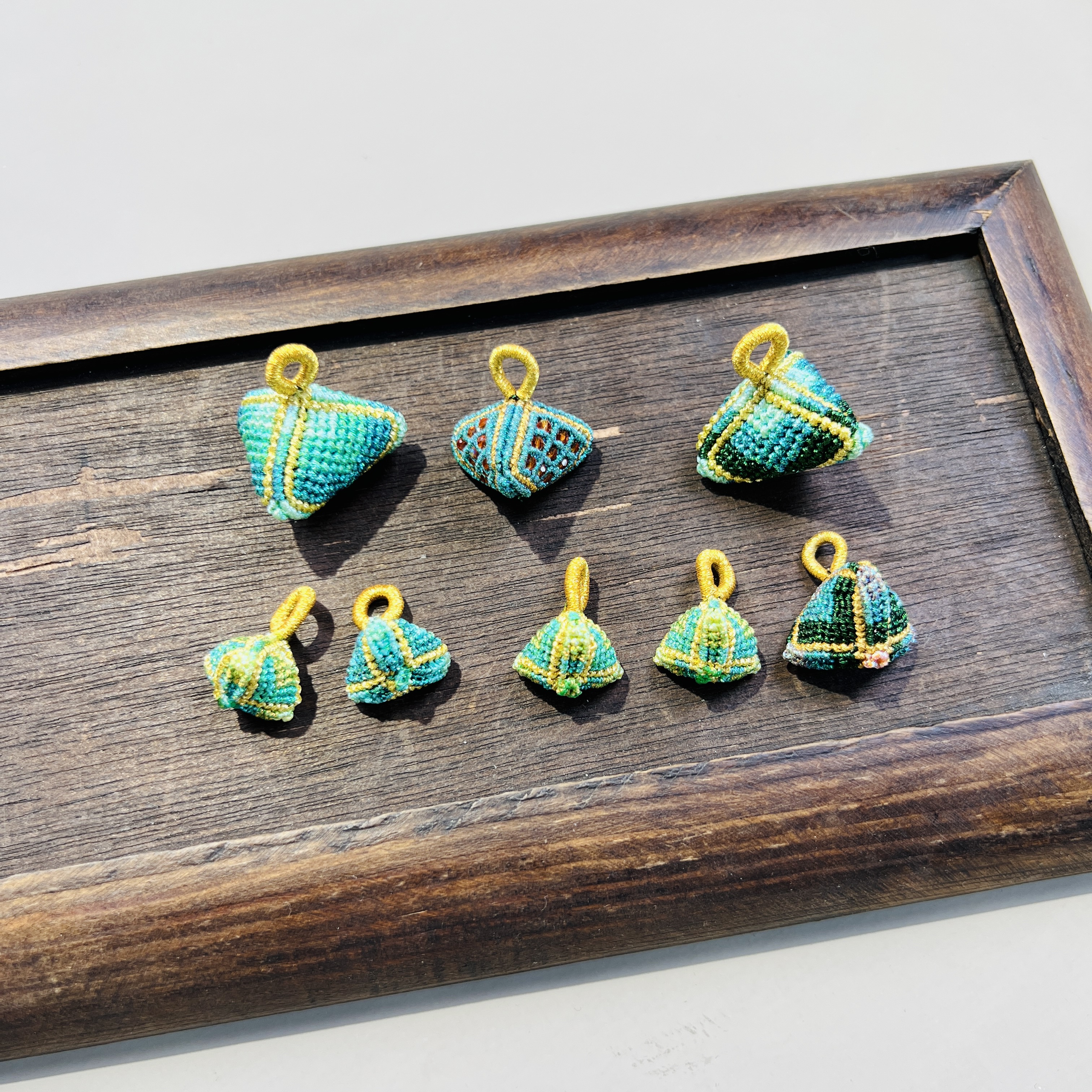 非金属布艺吊坠 手工编织小粽子端午节超级福袋多样性拍一发一