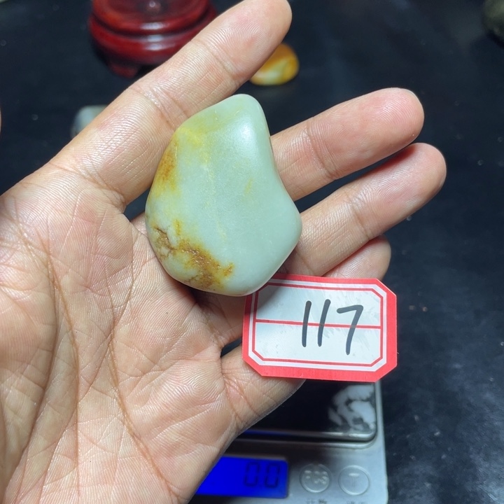 和田玉未镶嵌颈饰117