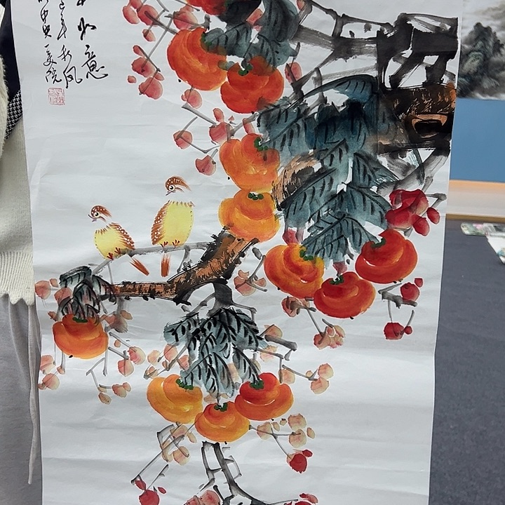 国画手绘国画作品