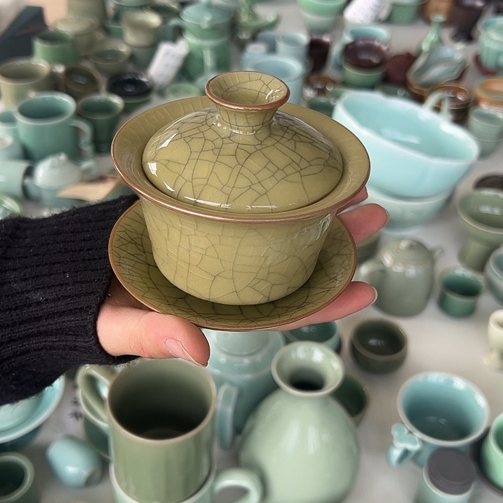 小米茶器龙泉青瓷