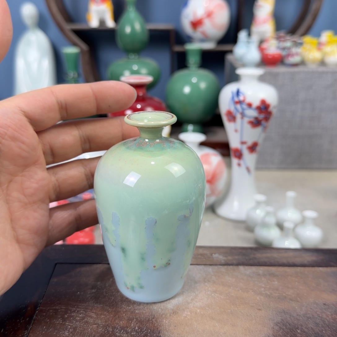 陶瓷手工小花器摆件