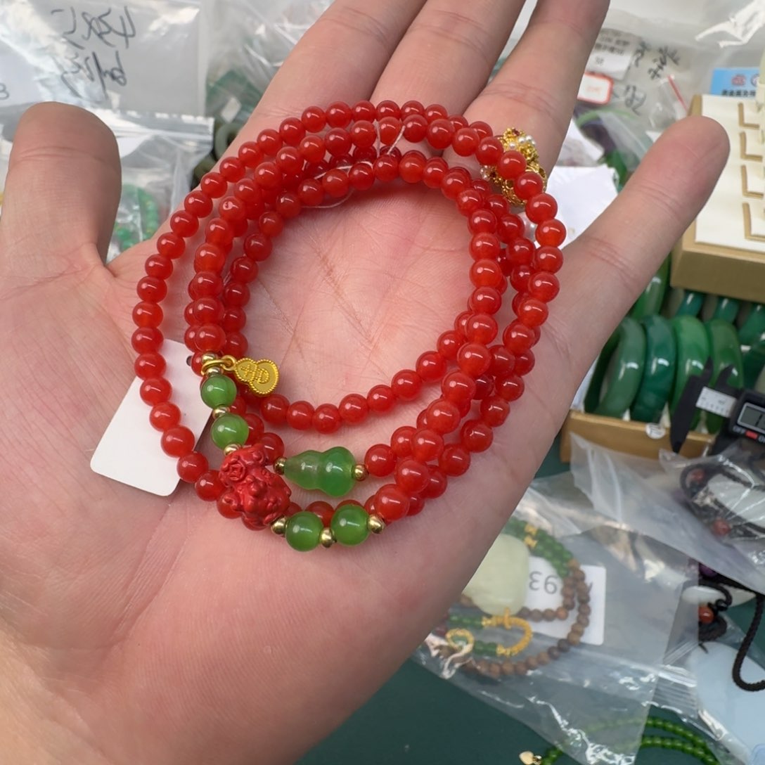 南红玛瑙颈饰未镶嵌304号