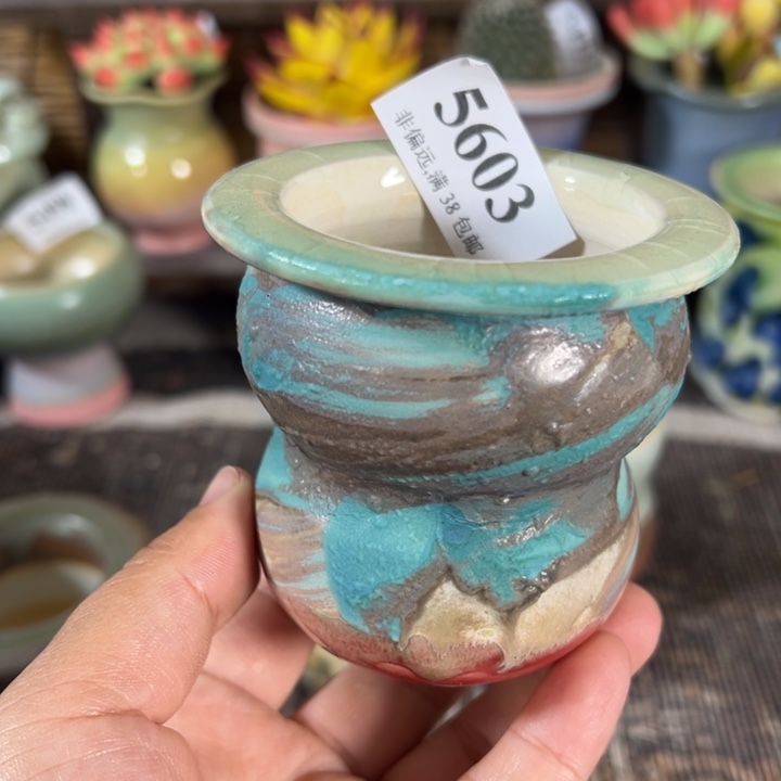 口5高7 手工花盆满30包邮