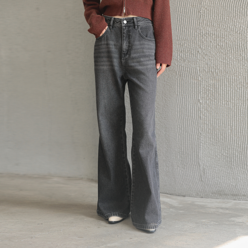 【秋冬上新】AIRIQI时尚牛仔X型牛仔裤AI44NC166