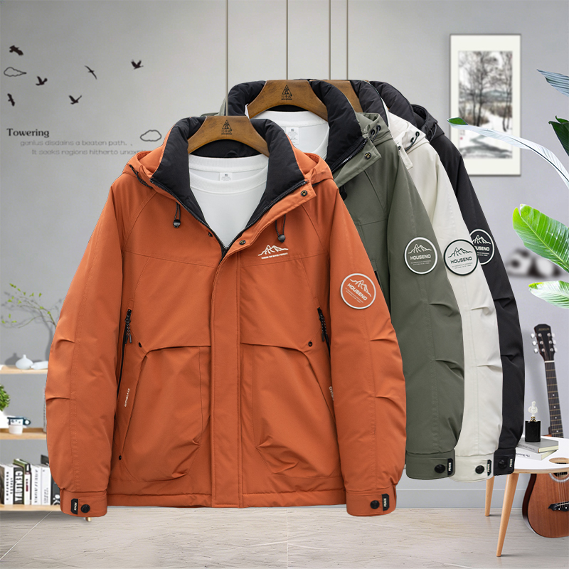 9820 2026冬季御寒保暖锁温防寒服男女百搭时尚休闲潮流断码外套