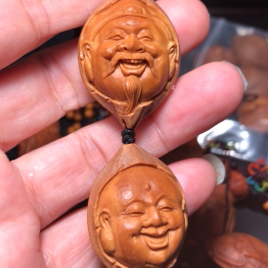 橄榄核手串/手链嵌入式代表表财弥大单籽