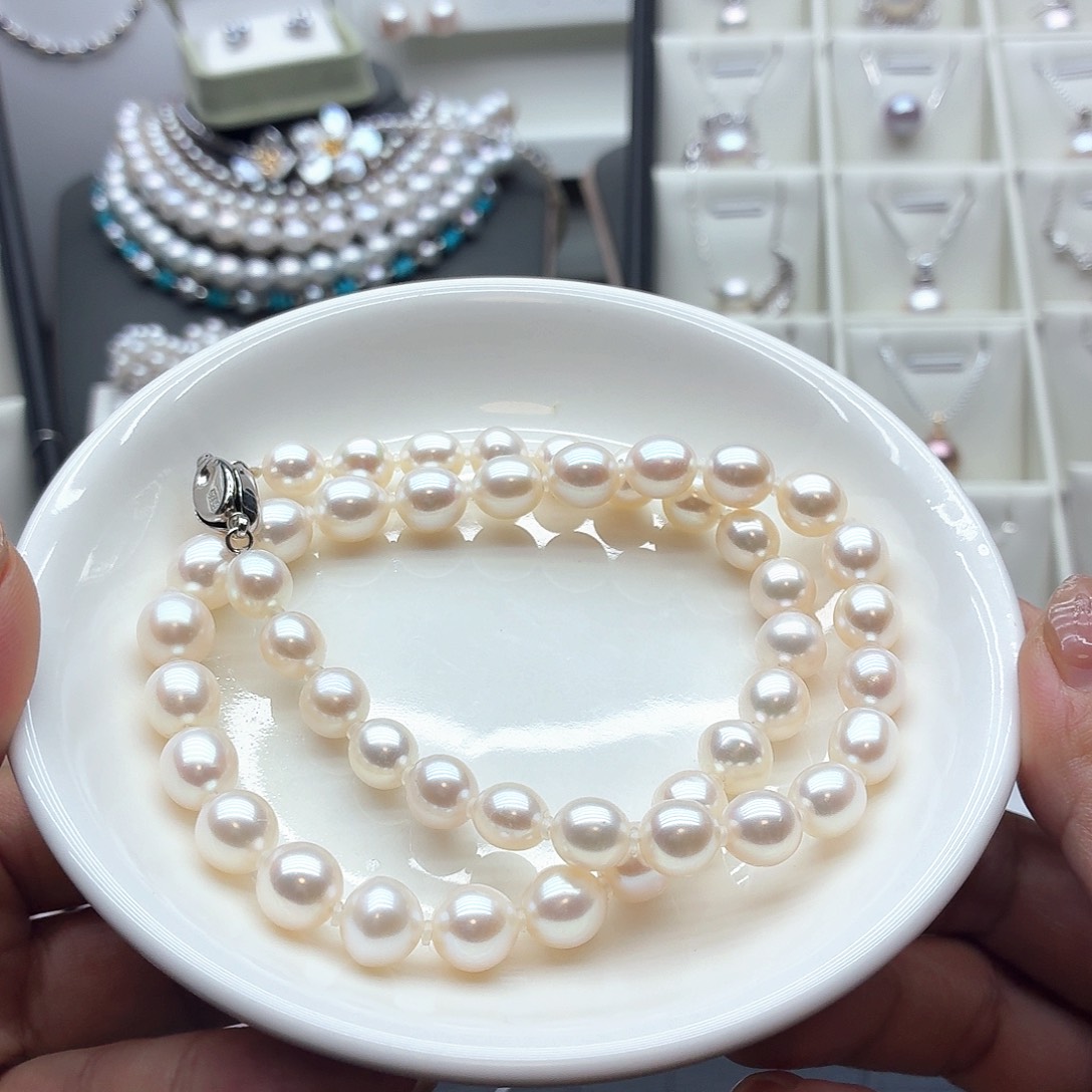 无非金属珍珠项链